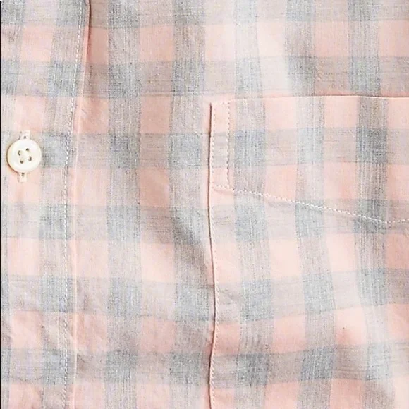 J. Crew Organic Cotton Gingham Shirt - Picture 6 of 7